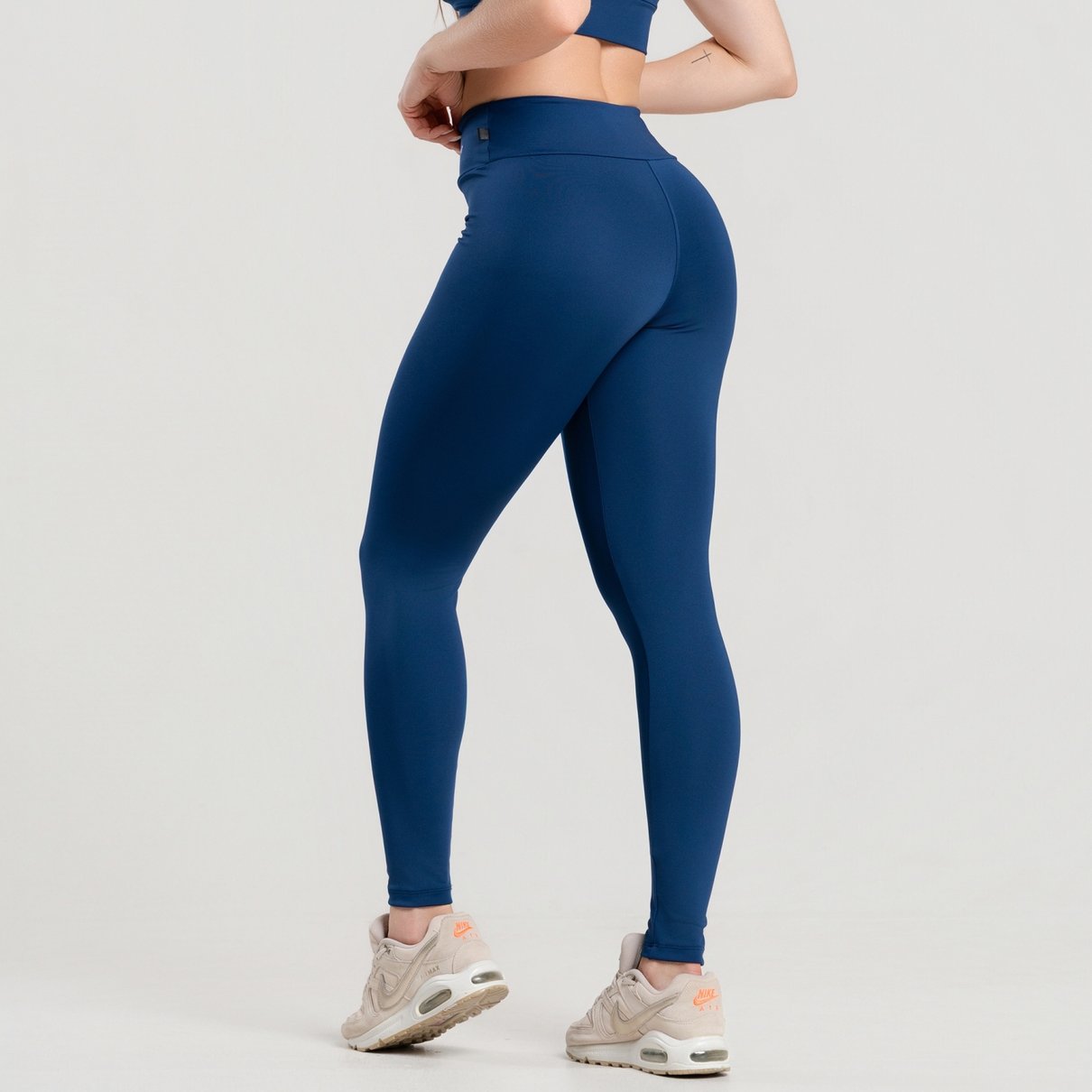 04 calca legging poliamida basica azul marinho